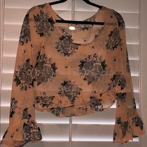 Long sleeve blouse